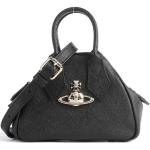 Przecenione Czarne Małe torebki damskie z bydlęcej skóry marki Vivienne Westwood 