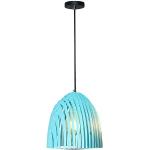 Błękitne Lampy wiszące w nowoczesnym stylu - gwint żarówki: E27 