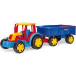 Autka do zabawy z motywem traktorów marki Wader o tematyce farmy 