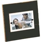 walther design ramka na zdjęcia czarna rama drewniana 10 x 15 cm ze szkłem artystycznym, ramka portretowa Offaly ZF015B