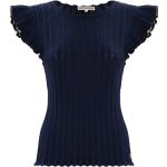 Niebieskie Swetry z krótkim rękawem damskie z krótkimi rękawami marki Kocca w rozmiarze XL 