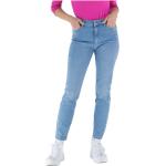 Niebieskie Elastyczne jeansy damskie Skinny fit dżinsowe marki Liu Jo 