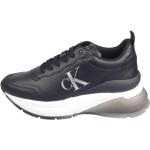 Czarne Sneakersy na koturnie sportowe marki Calvin Klein w rozmiarze 39 