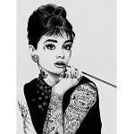 Wee Blue Coo Audrey Hepburn tatuaż Inked Ikons Way
