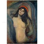 Wee Blue Coo Edvard Munch Madonna Nude Wall Painting dla kobiet