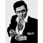 Wee Blue Coo Johnny Cash Tattoo Inked Ikons Wayne