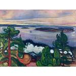 Wee Blue Coo Malarstwo krajobrazowe Edvard Munch p