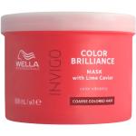 Przecenione Limonkowe Maski do włosów grubych o rudym odcieniu z przeciwutleniaczami 500 ml - profesjonalna edycja marki WELLA Brilliance 