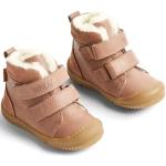 Wheat Unisex dziecięce buty Snug Tex Baby 80% skóra, 20% zamsz, oddychające, wodoodporne buty do nauki chodzenia, 2163 Dusty Rouge, 23 EU