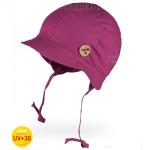 Wiązana czapeczka dla dziewczynki, z filtrem UV na lato Larissa rozm. 44-46 cm