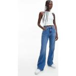 Niebieskie Jeansy damskie dżinsowe marki Calvin Klein 