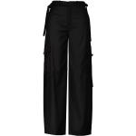 Czarne Szerokie spodnie damskie o szerokości 27 o długości 34 marki Drykorn w rozmiarze XS 