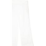Białe Lniane spodnie damskie na wesele marki Ermanno Scervino w rozmiarze L 