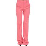 Różowe Szerokie spodnie damskie z wiskozy marki MARELLA w rozmiarze L 