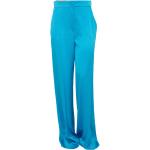Niebieskie Szerokie spodnie damskie marki MARELLA w rozmiarze L 