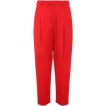 Czerwone Eleganckie spodnie marki MARNI w rozmiarze L 