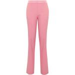 Różowe Spodnie cygaretki damskie z wiskozy w rozmiarze XS 