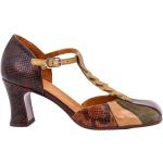 Brązowe Sandały skórzane damskie - rodzaj noska: Kwadratowy eleganckie na lato marki Chie Mihara w rozmiarze 36 