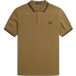 Brązowe Koszulki polo marki Fred Perry w rozmiarze M 