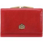 WITTCHEN portafoglio, Rosso, Dimensione: 8x11 cm - Materiale: Pelle di grano - 10-1-053-3
