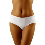 Białe Majtki szorty damskie poliamidowe marki Wolbar w rozmiarze XL 