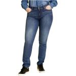 Niebieskie Elastyczne jeansy dżinsowe marki Marina Rinaldi w rozmiarze dużym 