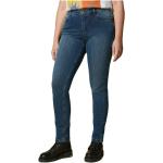 Niebieskie Proste jeansy dżinsowe marki Marina Rinaldi w rozmiarze dużym 