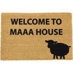 Wycieraczka z naturalnego kokosowego włókna Artsy Doormats Welcome to Maaa House, 40x60 cm
