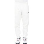 Białe Spodnie dresowe bawełniane męskie bawełniane na wiosnę marki Nike w rozmiarze L 