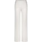 Białe Eleganckie spodnie damskie marki Marc Cain w rozmiarze L 