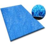 Niebieskie Dywany Shaggy z polipropylenu marki Dywany Łuszczów 