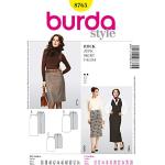 Spódnice dla puszystych damskie flanelowe marki Burda w rozmiarze S 