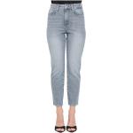 Niebieskie Zniszczone jeansy damskie dżinsowe na wiosnę marki ONLY 