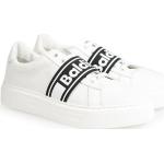 Białe Sneakersy skórzane ze skóry marki Baldinini w rozmiarze 45 
