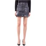 Czarne Spódnice jeansowe damskie eleganckie dżinsowe marki D'squared2 