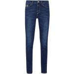 Niebieskie Elastyczne jeansy damskie Skinny fit dżinsowe marki Liu Jo 