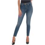 Niebieskie Elastyczne jeansy damskie Skinny fit dżinsowe marki PINKO 