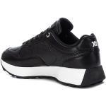 Czarne Sneakersy sznurowane damskie marki Xti w rozmiarze 41 