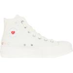 Białe Wysokie sneakersy damskie na wiosnę marki Converse w rozmiarze 40 