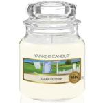 Przecenione Świece zapachowe marki Yankee Candle Clean Cotton 
