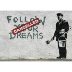 Youframe Banksy Dreams płótno - 101,6 cm x 76,2 cm