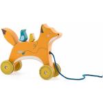 Przecenione Pomarańczowe Zabawki do ciągnięcia z płyty MDF marki Moulin Roty 