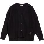 Czarne Swetry z dekoltem w serek damskie eleganckie z dekoltem w serek marki Liu Jo w rozmiarze L 