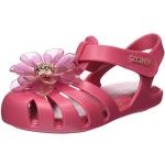 Różowe Sandały dla dziewczynek z motywem kwiatów na lato marki Zaxy w rozmiarze 35 
