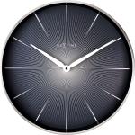 Zegar ścienny 2 Seconds, czarny cyferblat Nextime 40 cm (3511 ZW)