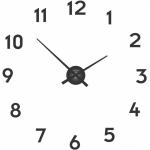Zegar ścienny 48 cm Nextime Mini Hands czarny kod: 3074 ZW +