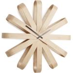 Wielokolorowe Drewniane zegary ścienne w stylu minimal drewniane 