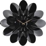 Zegar ścienny Flower 60 cm czarny