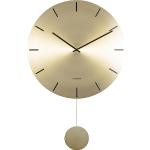 Zegar ścienny Impressive Pendulum złoty
