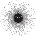 Czarne Zegary ścienne nowoczesne marki Karlsson 